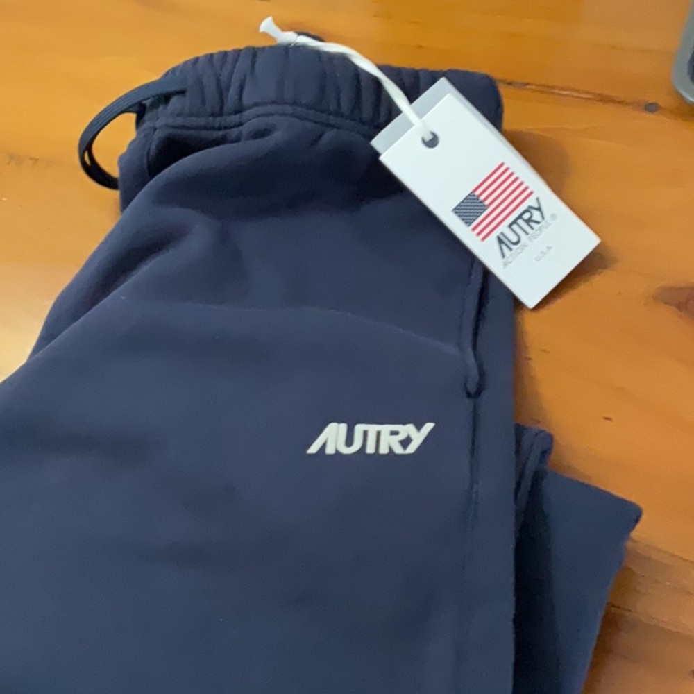 AUTRY Blue Sweatpants with Elastic Waistband